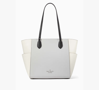 (PREORDER) KATE SPADE - Madison Laptop Tote KC619 Platinum Grey Multi