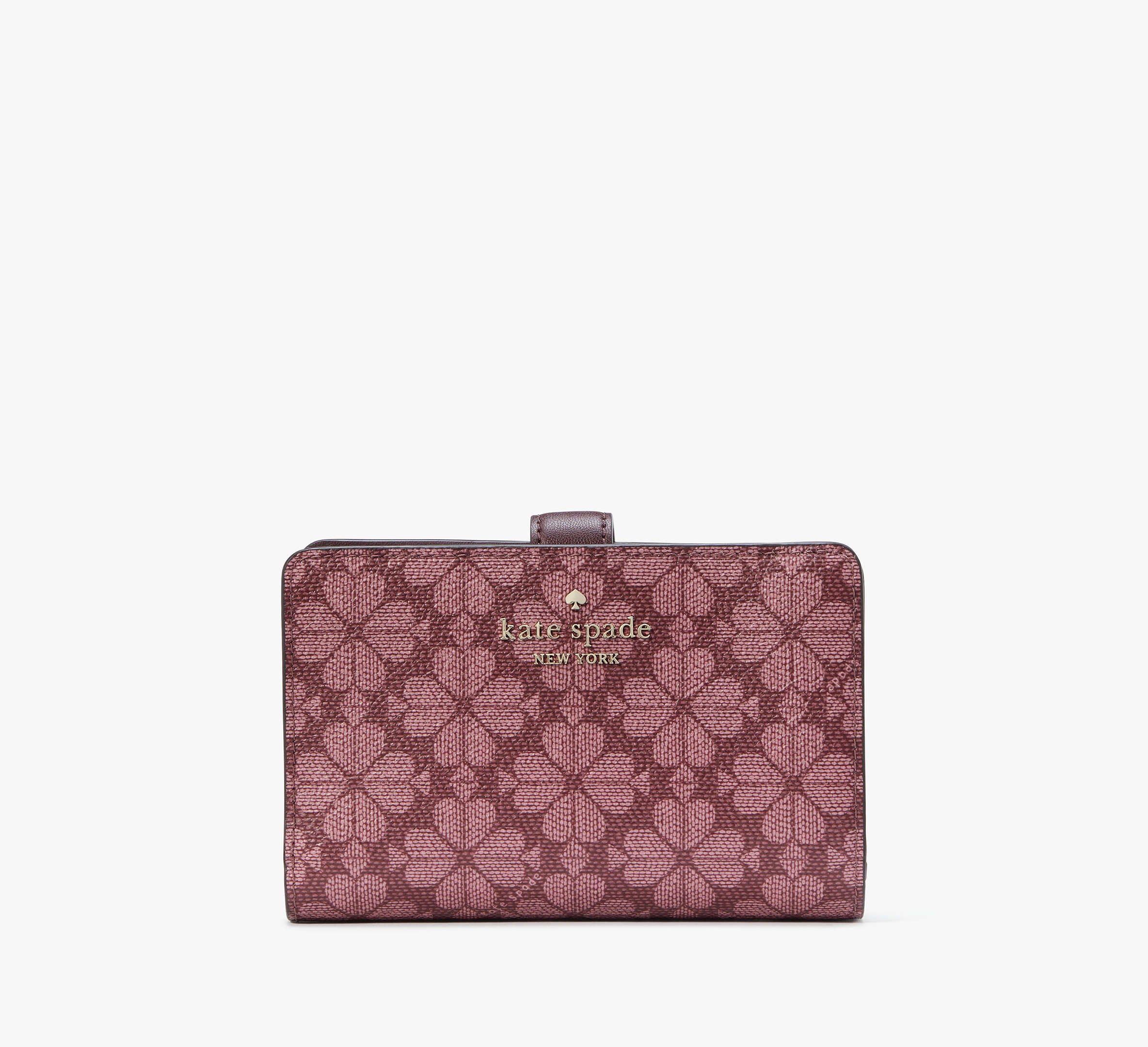 (PREORDER) KATE SPADE - Signature Spade Flower Medium Compact Bifold Wallet KG488