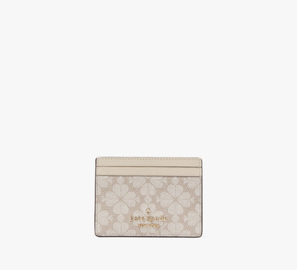 (PREORDER) KATE SPADE - Signature Spade Flower Small Slim Card Holder KG492