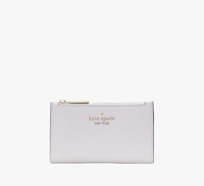 (PREORDER) KATE SPADE - Leila Small Slim Bifold Wallet WLR00395 Lilac Moonlight