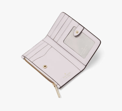 (PREORDER) KATE SPADE - Leila Small Slim Bifold Wallet WLR00395 Lilac Moonlight