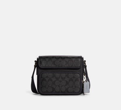 (PREORDER) COACH - Sullivan Flap Crossbody Bag In Signature Canvas C9870