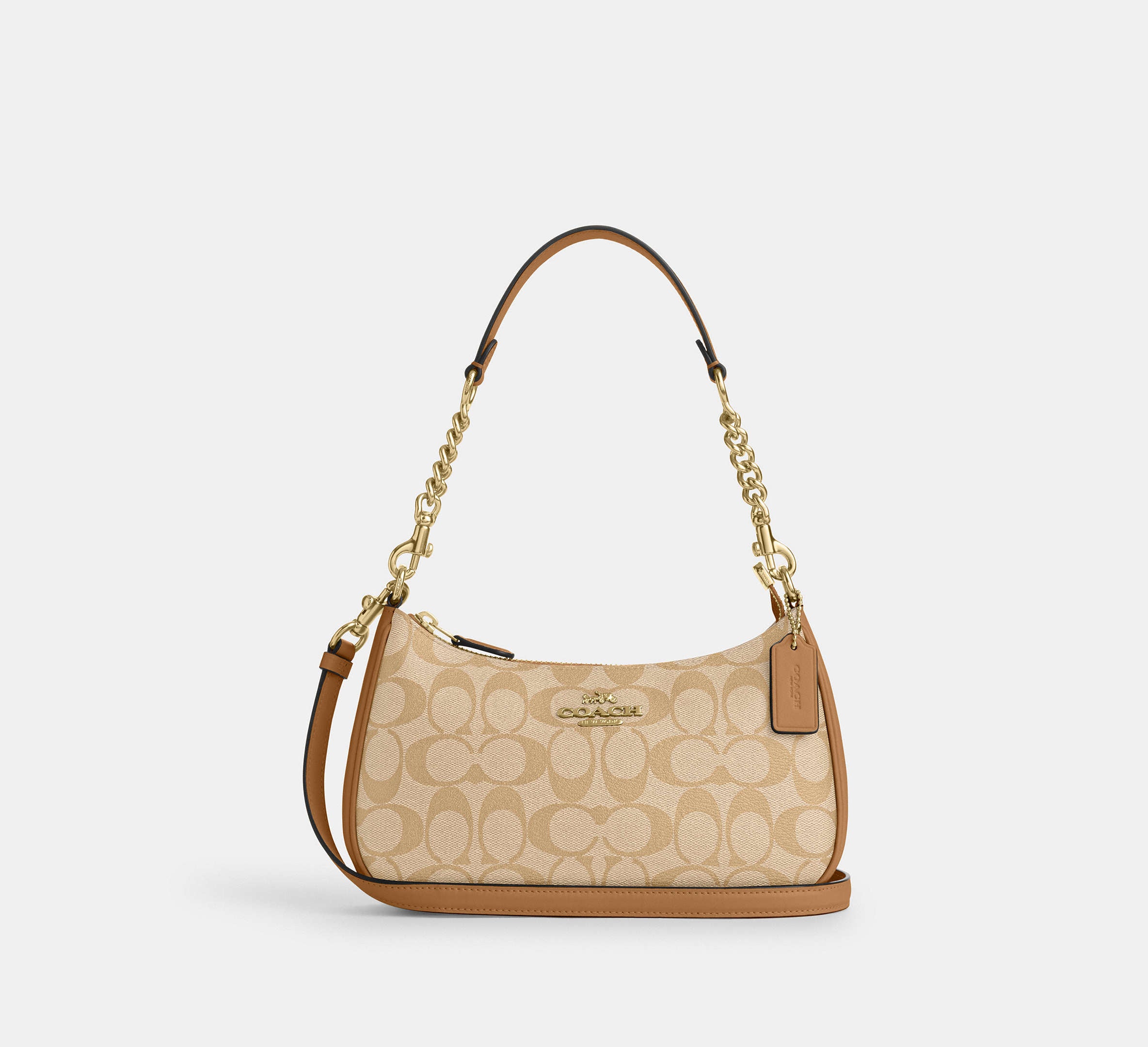 (PREORDER) COACH - Teri Shoulder Bag In Signature Canvas CA548 CJ941 CV933