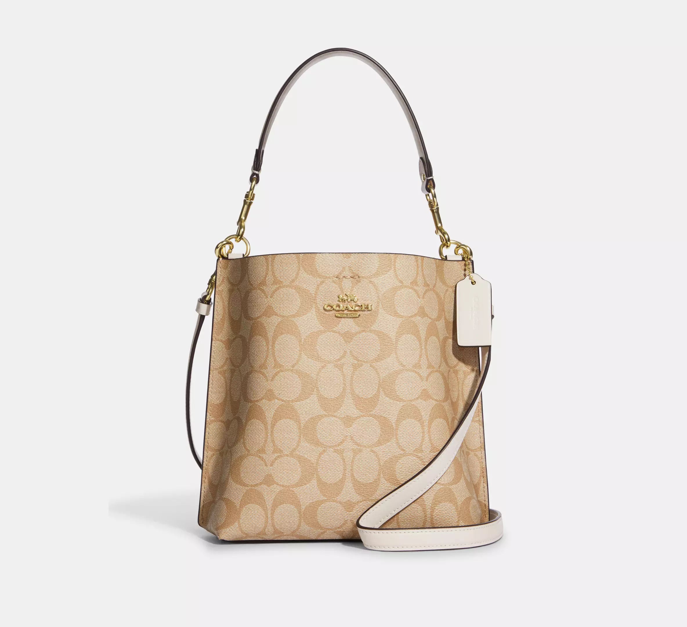 (PREORDER) COACH - Mollie Bucket Bag 22 In Signature Canvas CA582