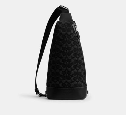 (PREORDER) COACH - Dominic Sling Pack CY803 | Dominic Sling Pack In Signature Canvas CY801