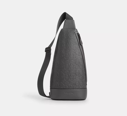 (PREORDER) COACH - Dominic Sling Pack CY803 | Dominic Sling Pack In Signature Canvas CY801