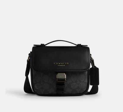 (PREORDER) COACH - Racer Crossbody Bag In Signature Canvas CBG13 | CBG12