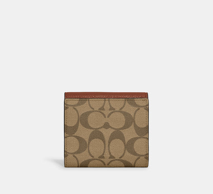 (PREORDER) COACH - Small Morgan Wallet CF472 Khaki Multi