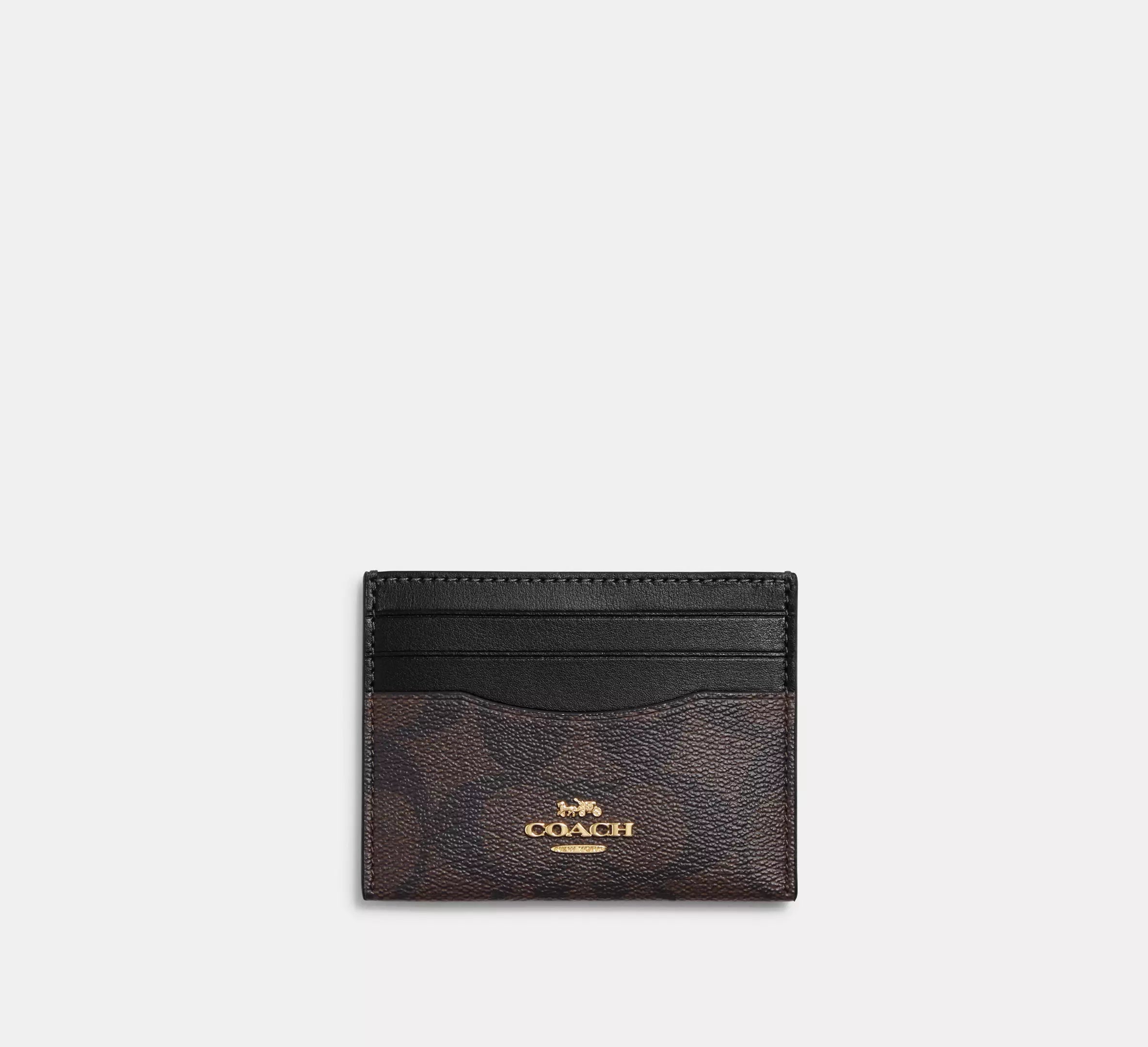 (PREORDER) COACH - Slim Id Card Case In Signature Canvas CH415