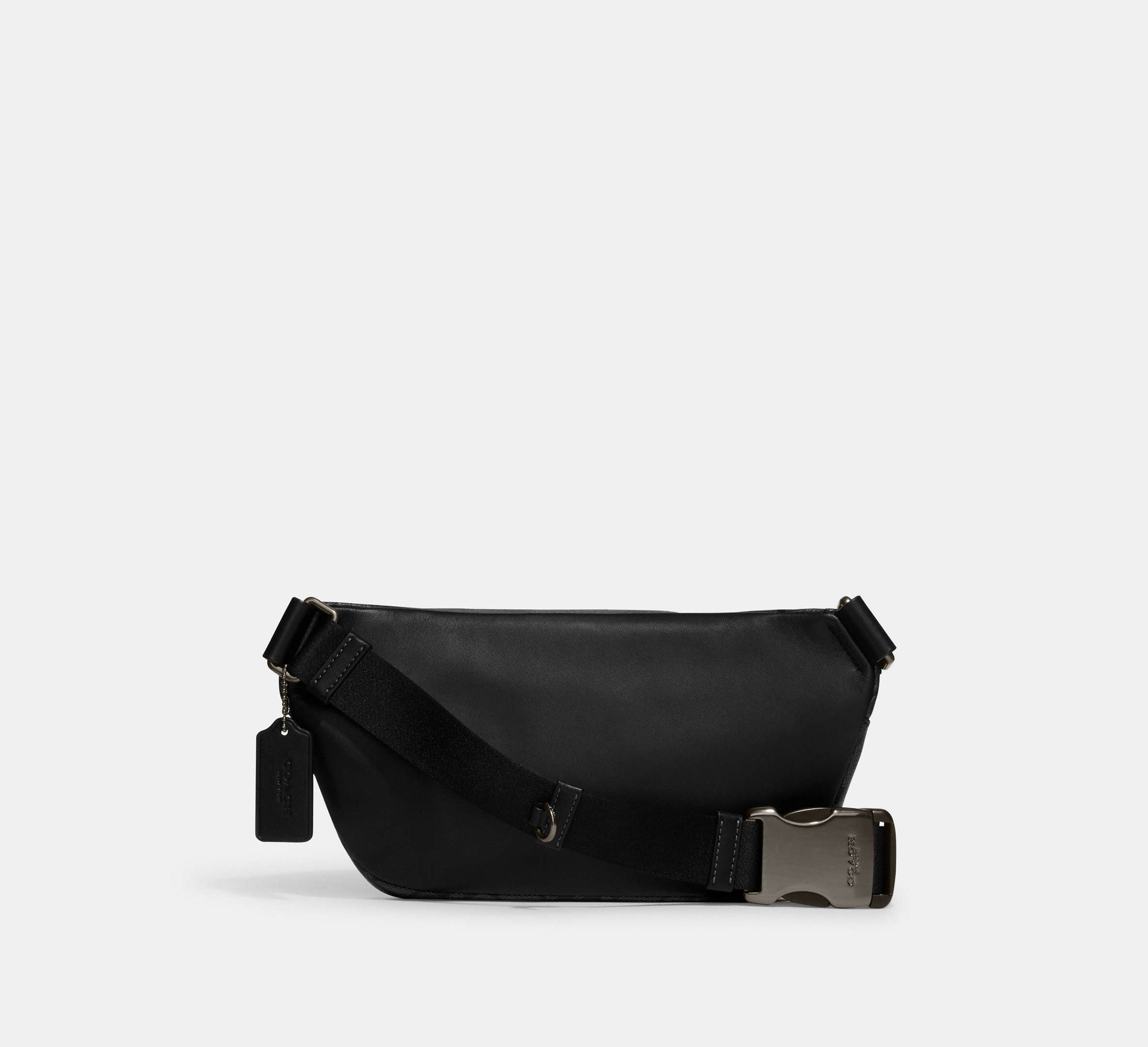 (PREORDER) COACH - Elias Belt Bag In Signature Canvas CJ506 Gunmetal/Charcoal