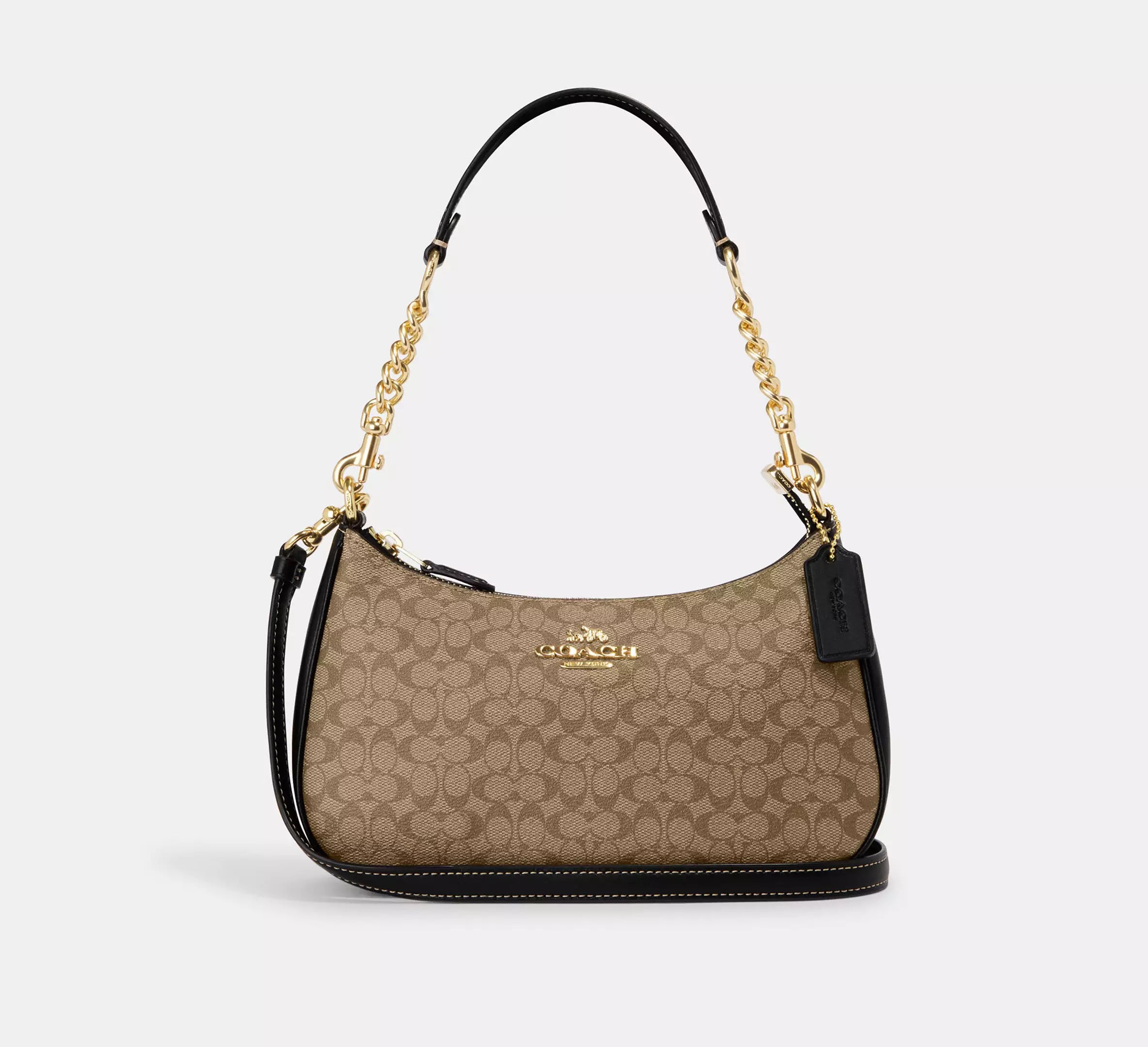 (PREORDER) COACH - Teri Shoulder Bag In Signature Canvas CA548 CJ941 CV933