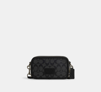 (PREORDER) COACH - Wyatt Crossbody In Signature Canvas CM109 Gunmetal/Charcoal/Black