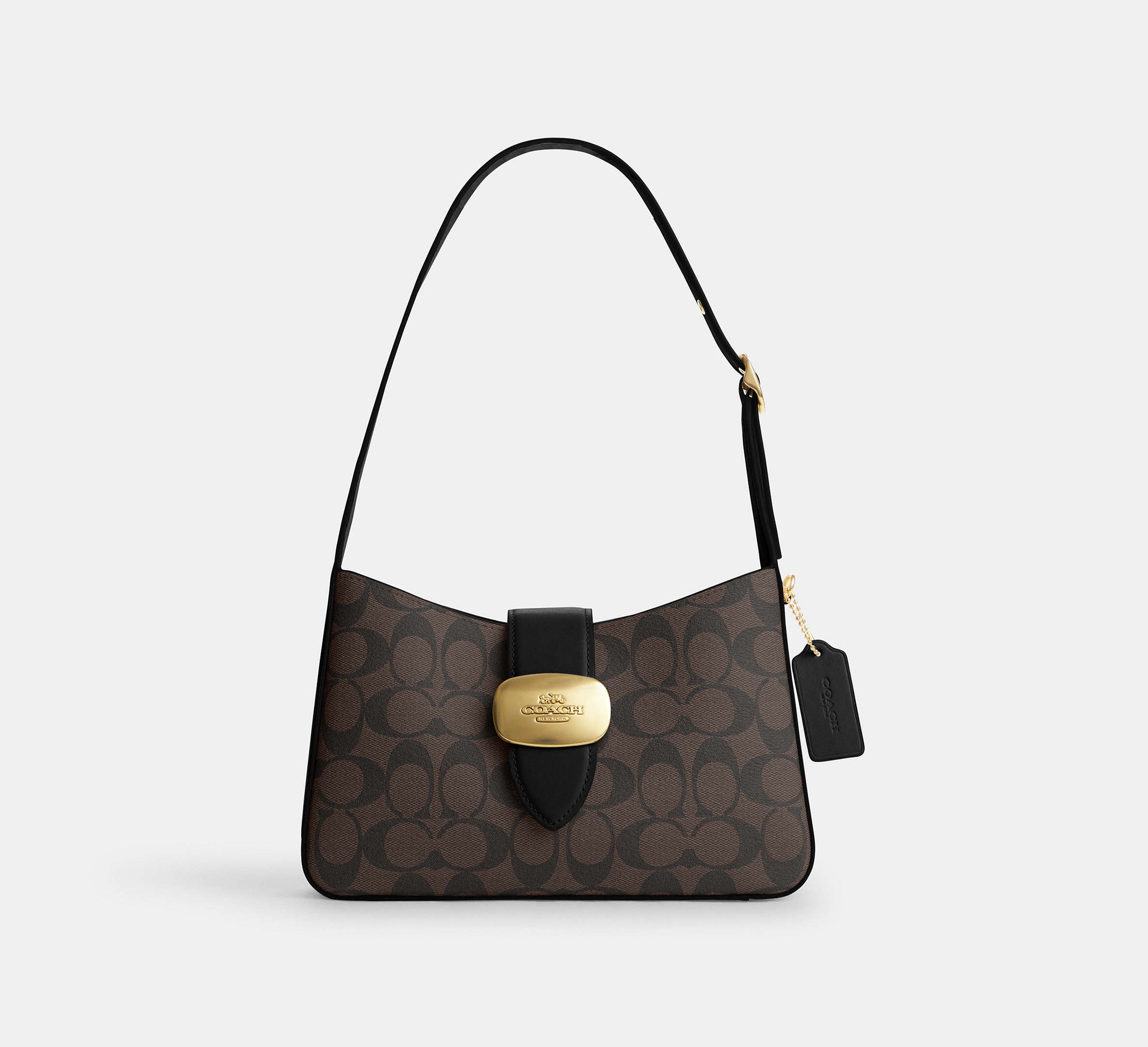 (PREORDER) COACH - Eliza Shoulder Bag In Signature Canvas CP005