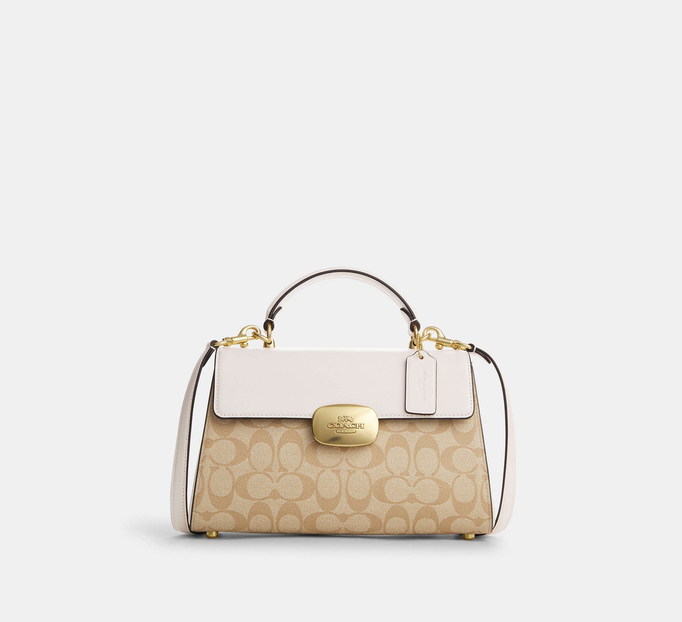 (PREORDER) COACH - Eliza Top Handle In Signature Canvas CP007