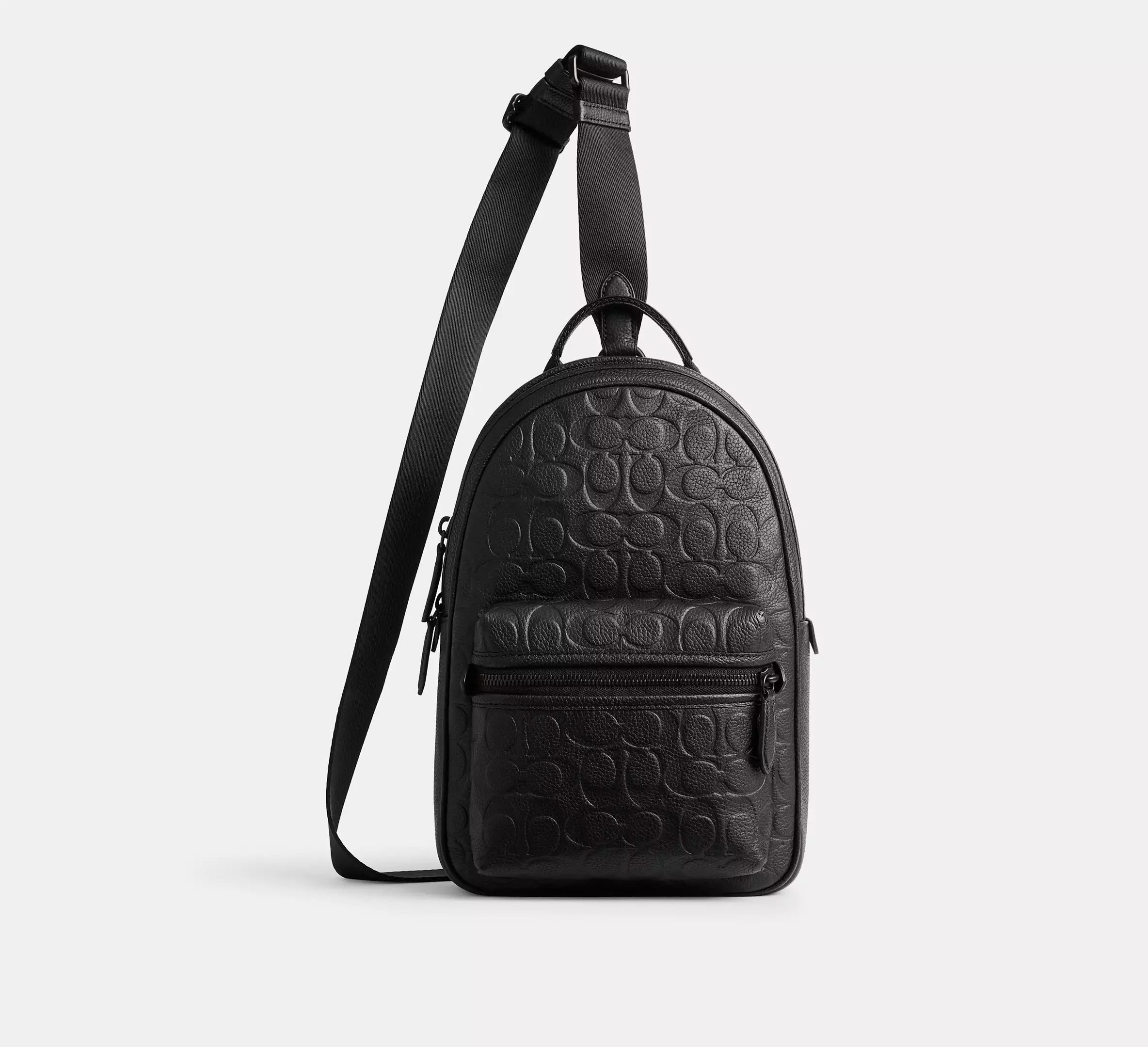 (PREORDER) COACH - Charter Pack In Signature Leather CP116 Black