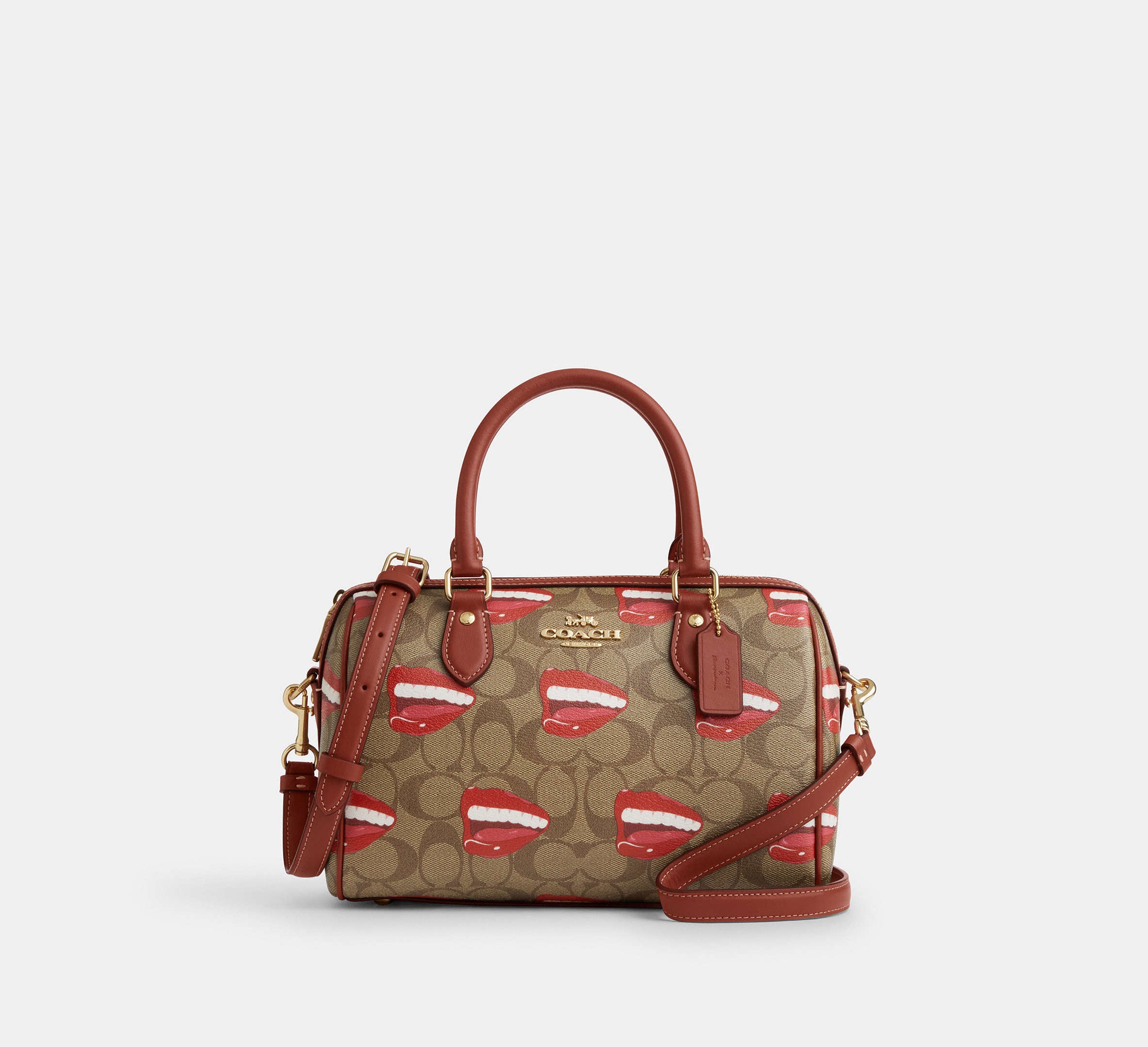 (PREORDER) COACH - Coach X Tom Wesselmann Rowan Satchel Bag In Signature Canvas CQ033