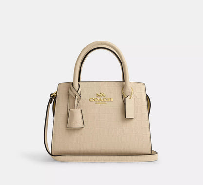 (PREORDER) COACH - Andrea Carryall Bag Crocodile Embossed CR105