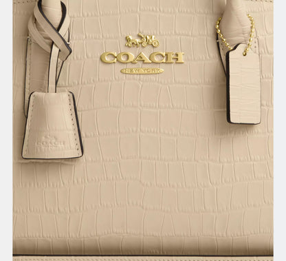 (PREORDER) COACH - Andrea Carryall Bag Crocodile Embossed CR105