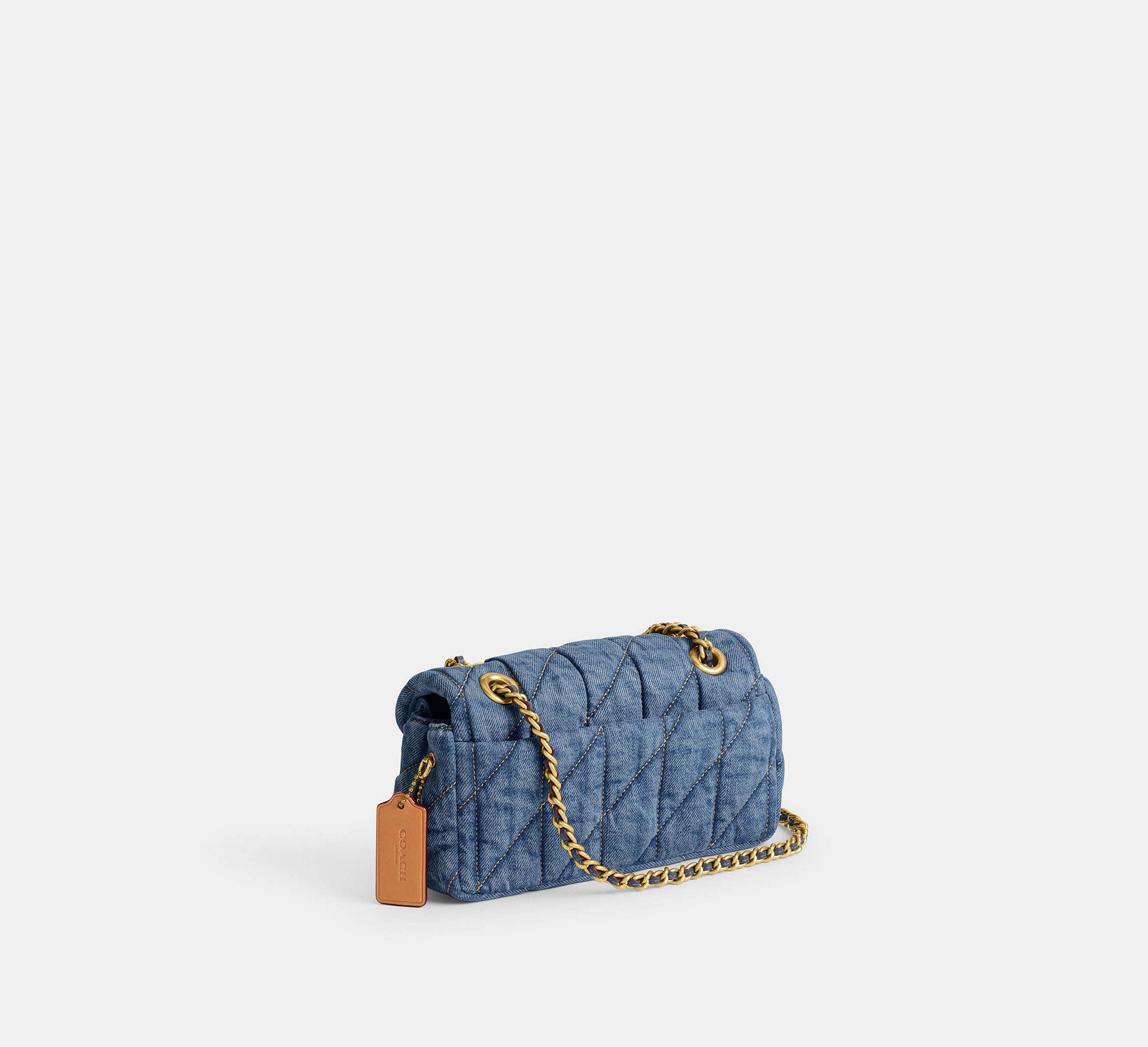 (PREORDER) COACH - Tabby Shoulder Bag 20 With Quilting Denim CR701