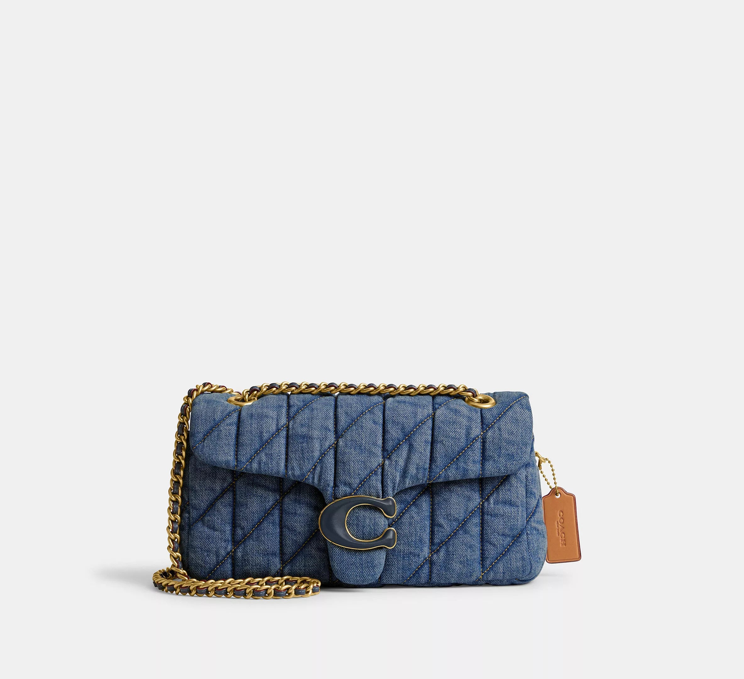 (PREORDER) COACH - Tabby Shoulder Bag 26 With Quilting CR704 Nappa Leather/Brass/Indigo