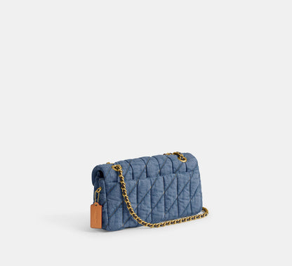 (PREORDER) COACH - Tabby Shoulder Bag 26 With Quilting CR704 Nappa Leather/Brass/Indigo