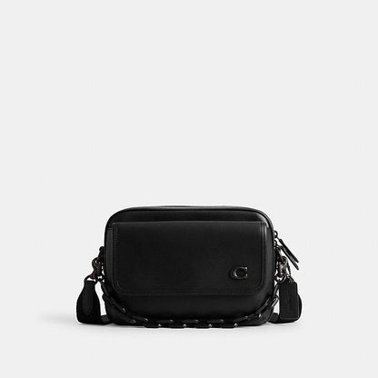 (PREORDER) COACH - CHARTER FLAP CROSSBODY 24 CR725 BLACK