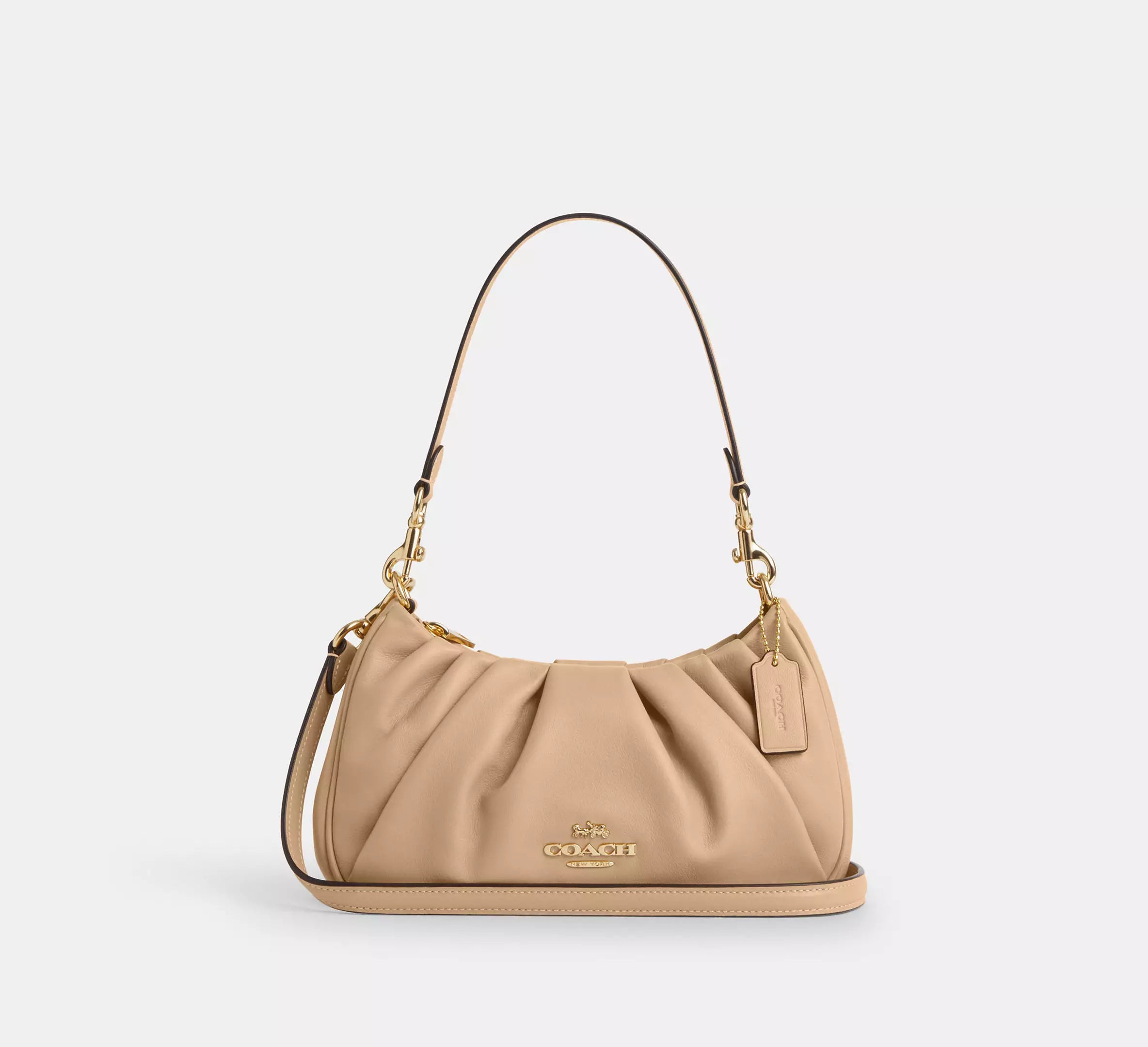 (PREORDER) COACH - Teri Shoulder Bag With Ruching CT761