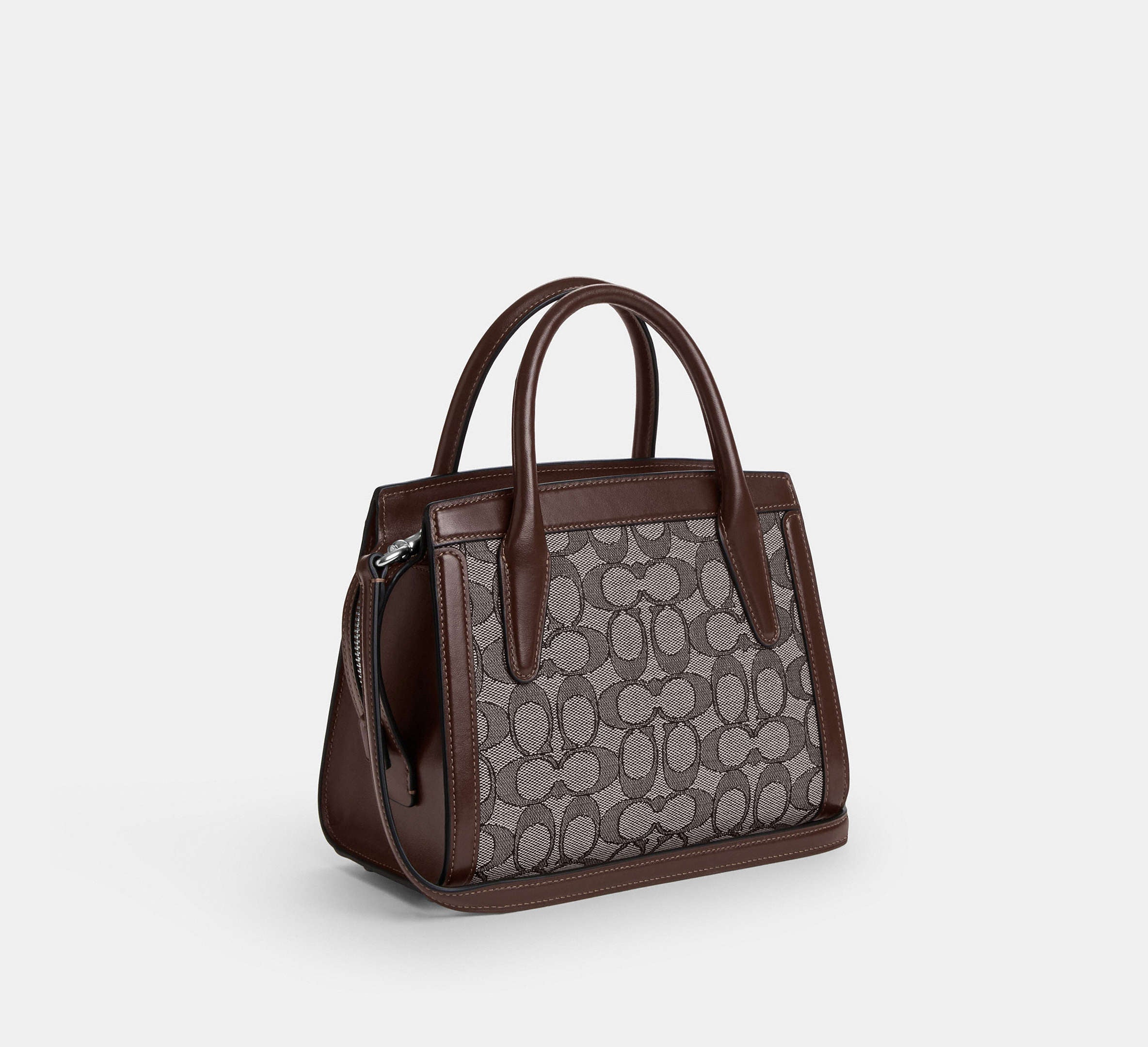 (PREORDER) COACH - Andrea Carryall Bag In Signature Jacquard CT766 Oak Maple