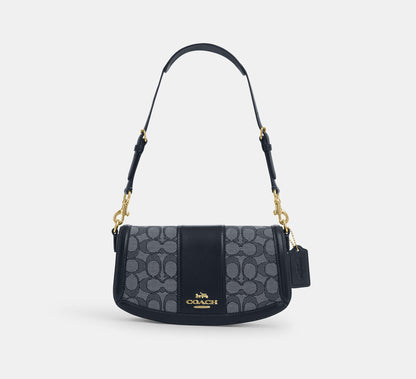 (PREORDER) COACH - Andrea Shoulder Bag In Signature Jacquard CT767