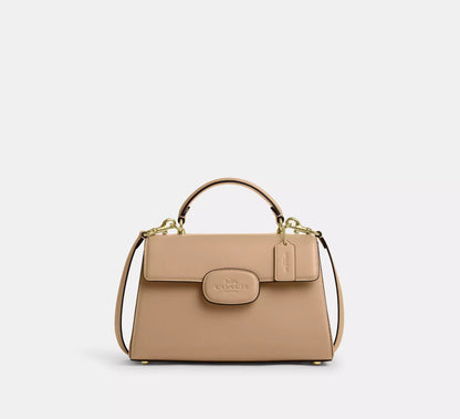 (PREORDER) COACH - Eliza Top Handle With Leather Covered Closure CT852