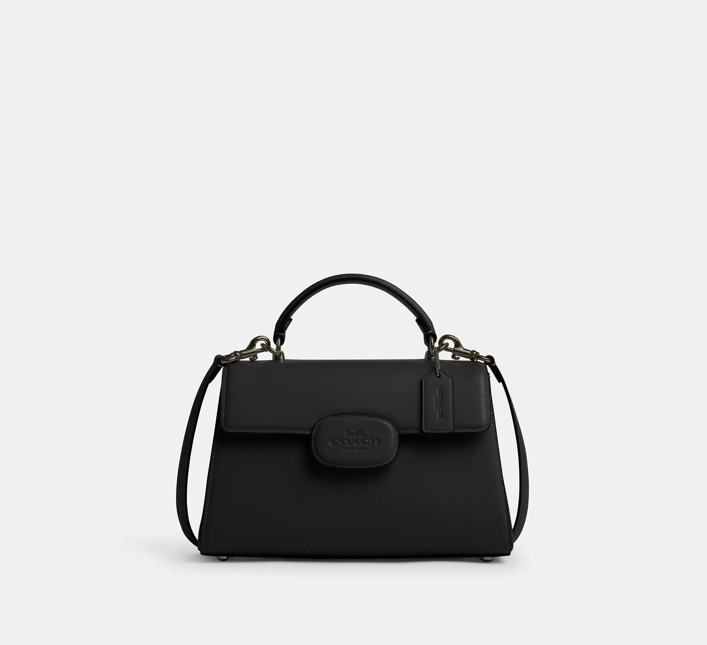 (PREORDER) COACH - Eliza Top Handle With Leather Covered Closure CT852