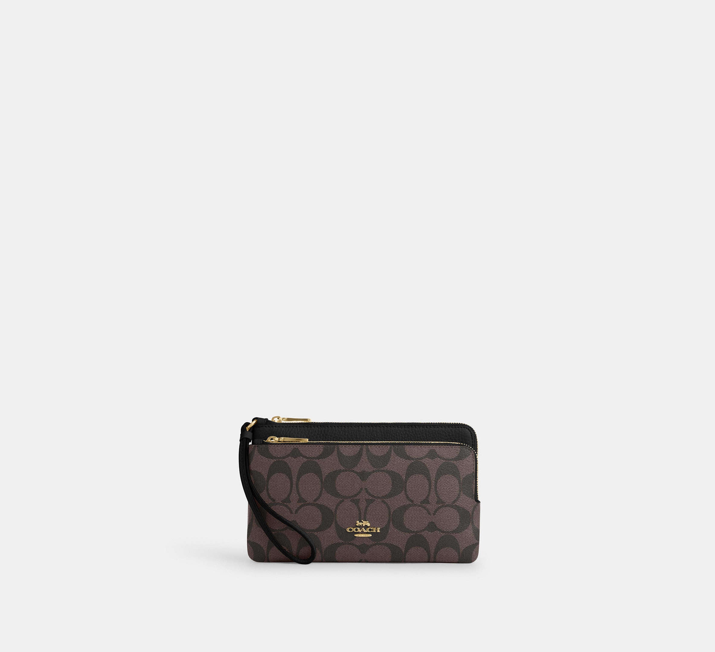 (PREORDER) COACH - Double Zip Wallet In Signature Canvas CU920