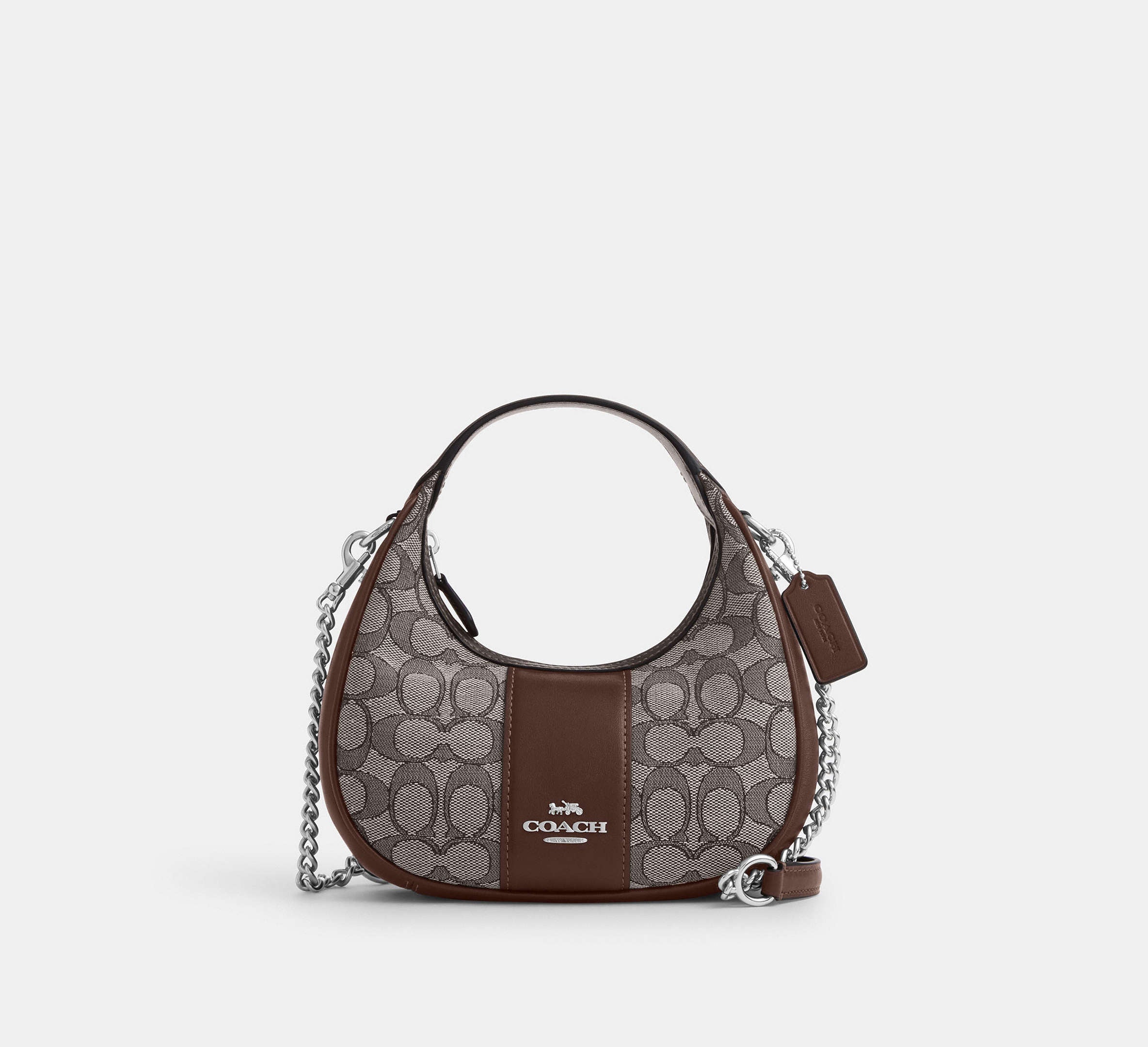 (PREORDER) COACH - Carmen Mini Crossbody In Signature Jacquard CU984