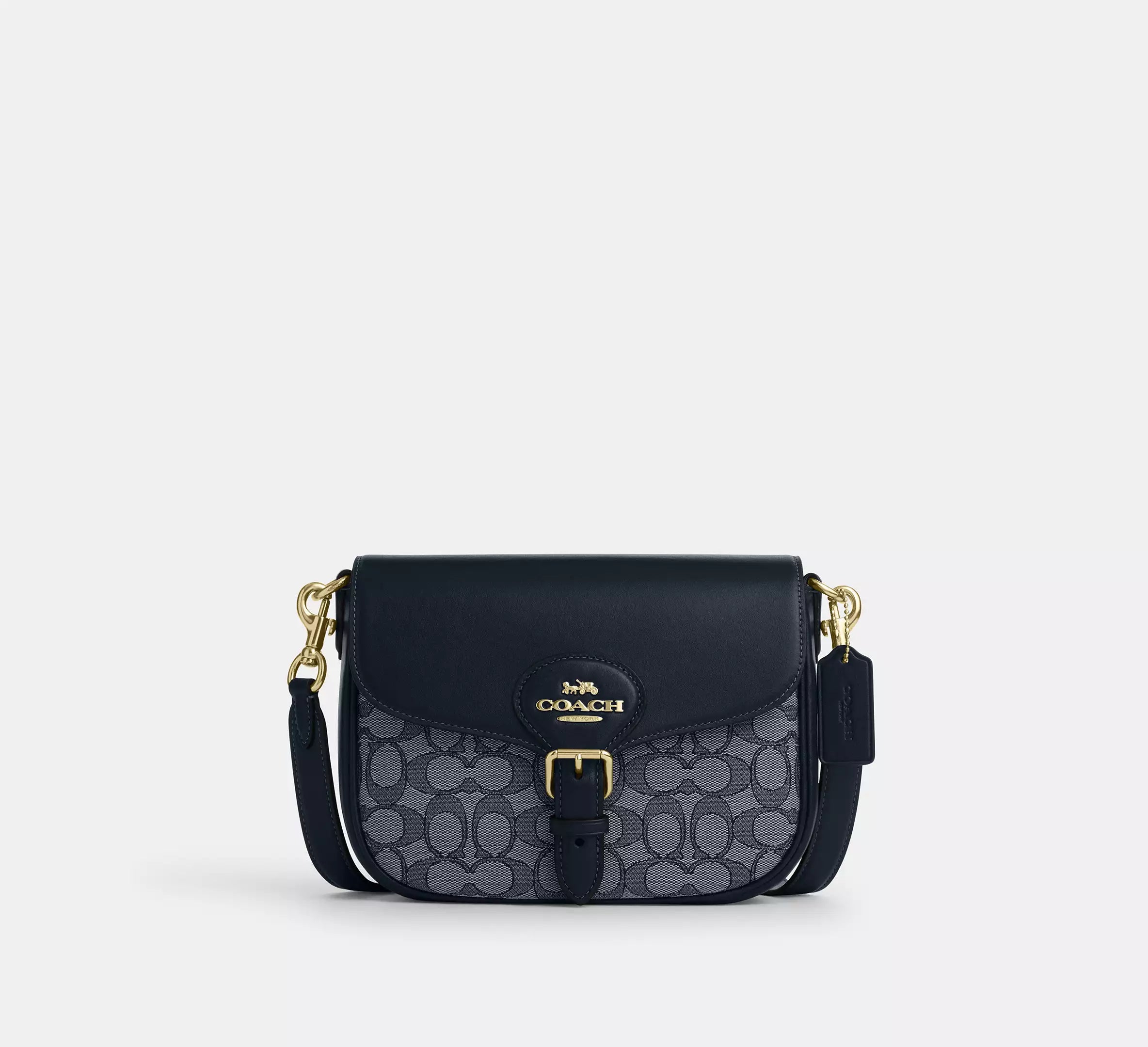 (PREORDER) COACH - Amelia Saddle Bag In Signature Jacquard CU998