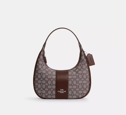 (PREORDER) COACH - Carmen Shoulder Bag In Signature Jacquard CT765 CV001