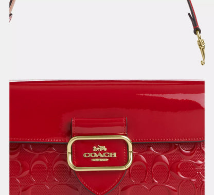 (PREORDER) COACH - Morgan Shoulder Bag In Signature Leather CV399