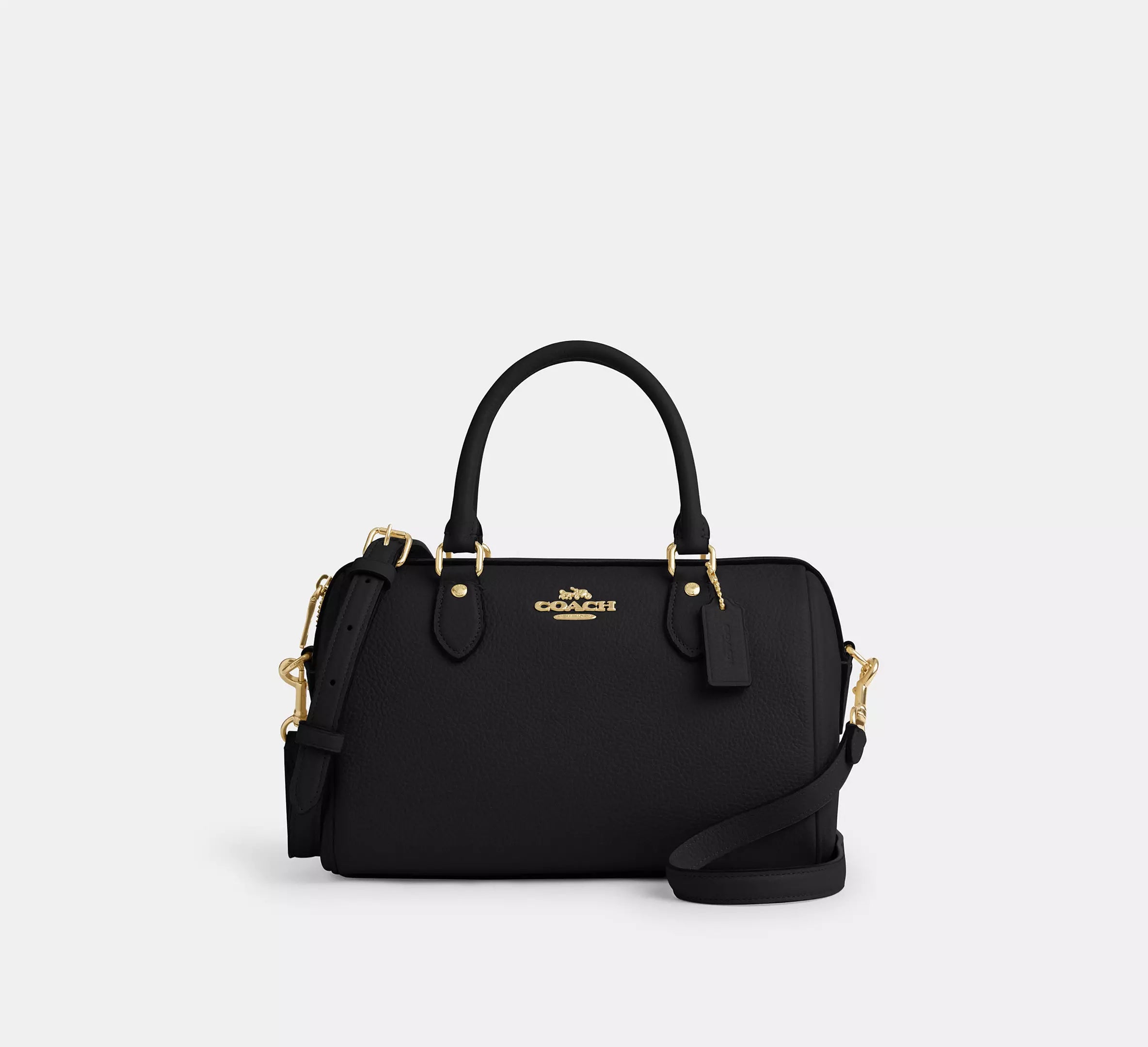 (PREORDER) COACH - Rowan Satchel Bag In Pebbled Leather CV962