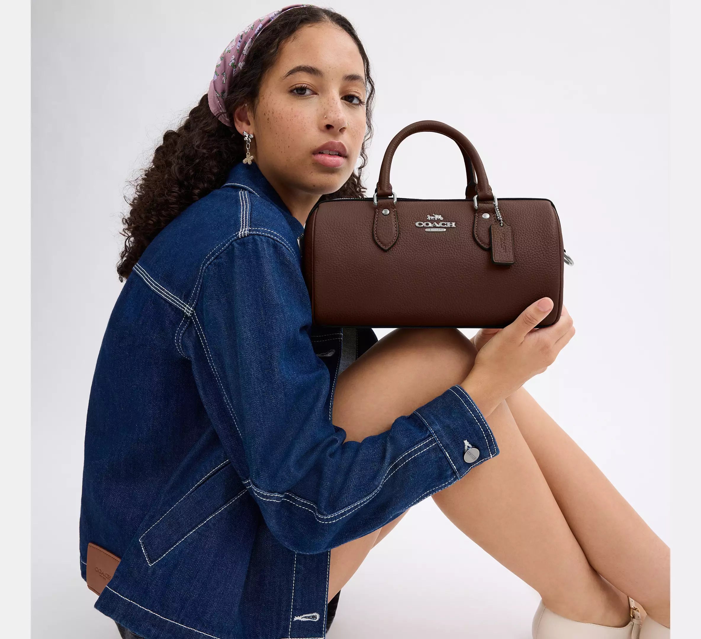 (PREORDER) COACH - Rowan Long Satchel Bag CV964