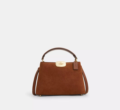 (PREORDER) COACH -Eliza Mini Carryall Bag In Suede CW181