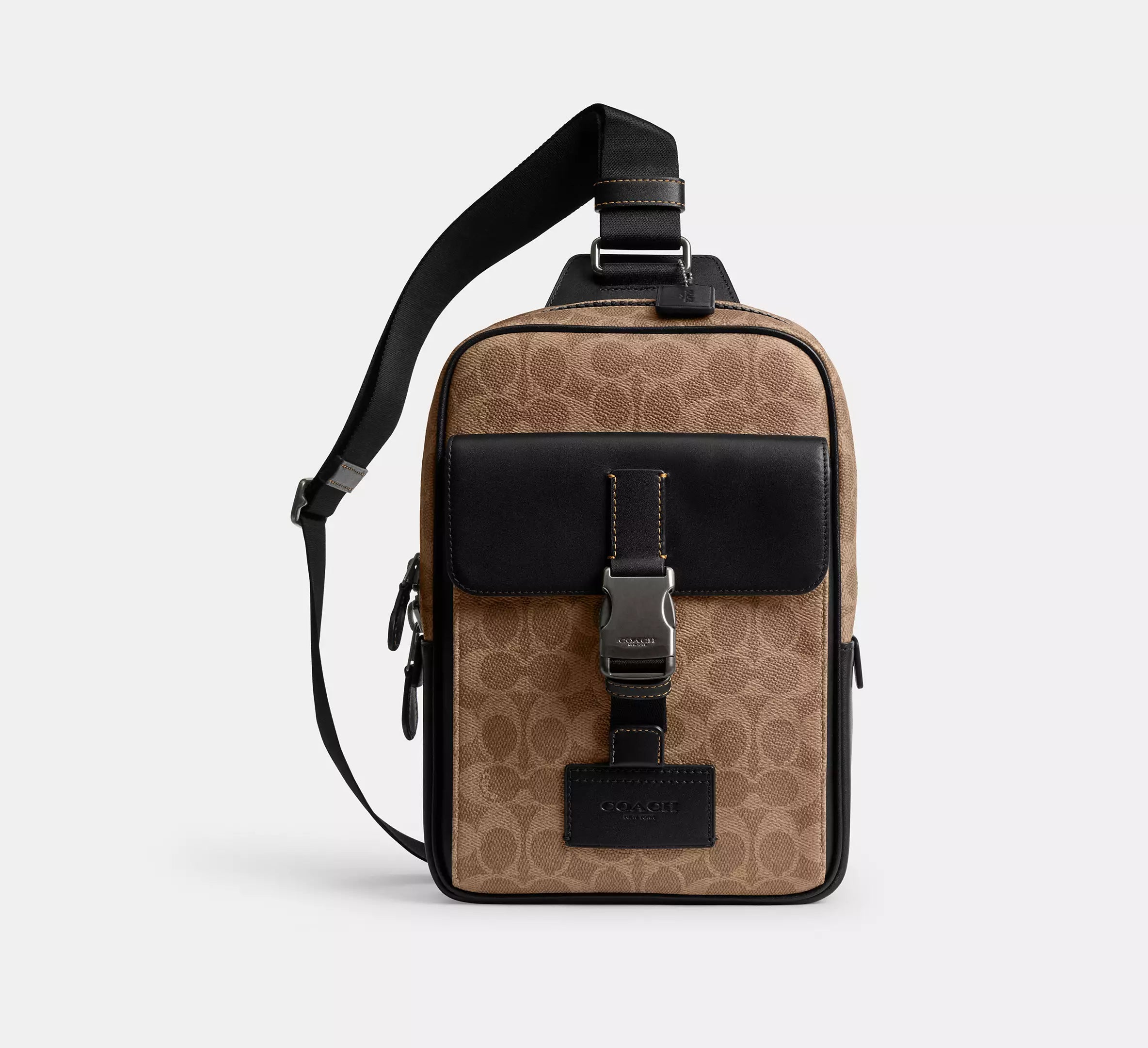 (PREORDER) COACH - Track Pack In Signature Canvas CX880 In Tan