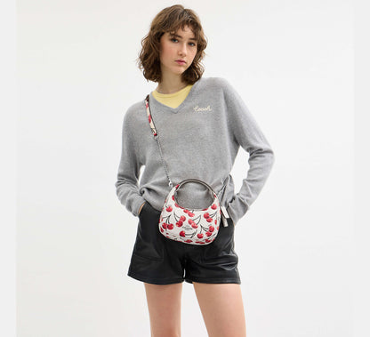 (PREORDER) COACH - Carmen Mini Crossbody Bag With Cherry Print CY711