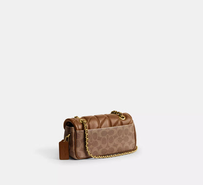 (PREORDER) COACH - Tabby Shoulder Bag 20 In Signature Canvas With Quilting CY816