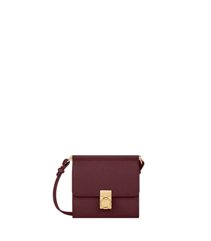 (PREORDER) POLENE - Wallet Number Seven Shoulder Strap Grained