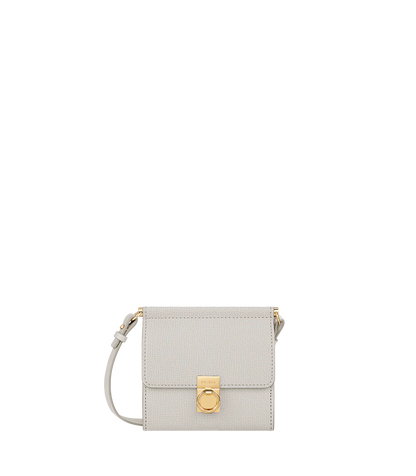 (PREORDER) POLENE - Wallet Number Seven Shoulder Strap Grained